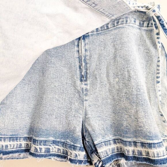 SO Released Hem Wrap Denim Skort - Picture 5 of 6